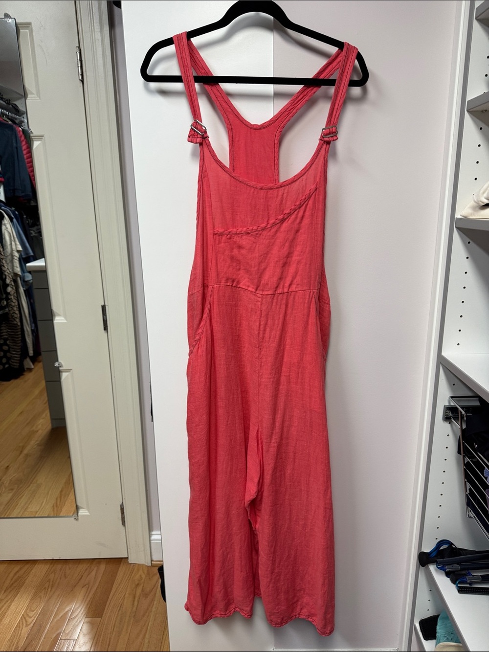 Cynthia Ashby Coral Jumpsuit/overalls, size medium